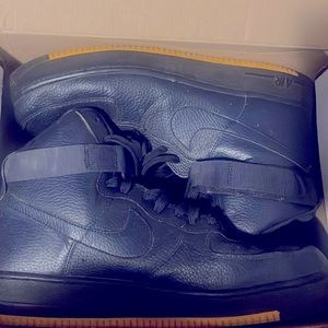 Here are Nikes they are Blue and Yellow size 13 mens.